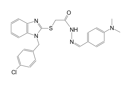 acetic acid, [[1-[(4-chlorophenyl)methyl]-1H-benzimidazol-2-yl]thio]-, 2-[(Z)-[4-(dimethylamino)phenyl]methylidene]hydrazide