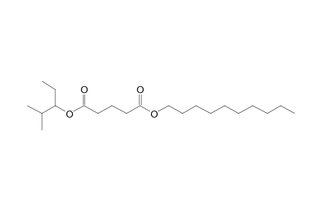 Glutaric acid, decyl 2-methylpent-3-yl ester