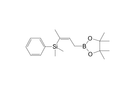 (Z)-pinacolato (3-methyl-3-(dimethyl(phenyl)silyl)-2-propen-1-yl)boronate