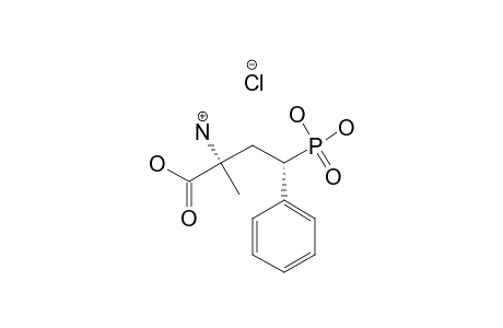 (2S,4S)-2-AMINO-2-METHYL-4-PHENYL-4-PHOSPHONOBUTANOIC-ACID-HYDROCHLORIDE