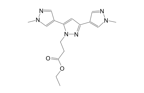 ethyl 3-(1,1''-dimethyl-1H,1'H,1''H-[4,3':5',4''-terpyrazol]-1'-yl)propanoate