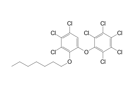 Benzene, pentachloro[3,4,5-trichloro-2-(heptyloxy)phenoxy]-