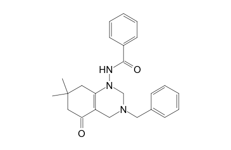 N-(3-Benzyl-7,7-dimethyl-5-oxo-1,2,3,4,5,6,7,8-octahydrochinazolin-1-yl)-benzamide