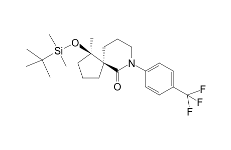Rac-(1R, 5R)-1-(tert-Butyldimethylsilyloxy)-1-methyl-7-(4-trifluoromethyl-phenyl)-7-aza-spiro[4.5]decan-6-one