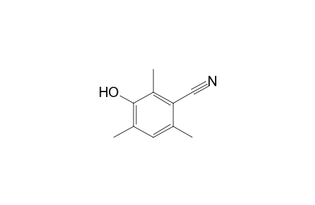 2,4,6-trimethyl-3-oxidanyl-benzenecarbonitrile
