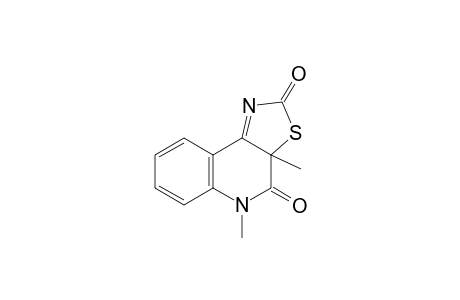 3a,5-Dimethyl[1,3]thiazolo[5,4-c]quinoline-2,4(3aH,5H)-dione