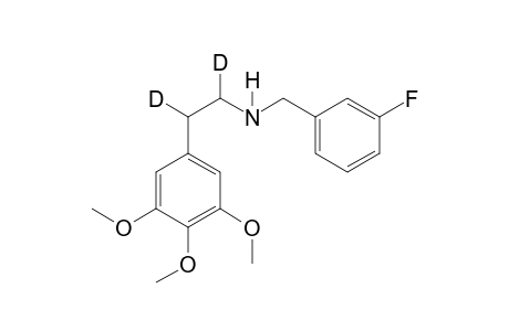 Mescaline D2 N-(3-fluorobenzyl)
