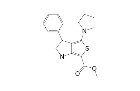 METHYL-2,3-DIHYDRO-3-PHENYL-4-PYRROLIDINO-1H-THIENO-[3,4-B]-PYRROLE-6-CARBOXYLATE