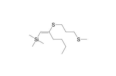 [2-[3-(Methylthio)propylthio]-1-hexenyl]trimethylsilane