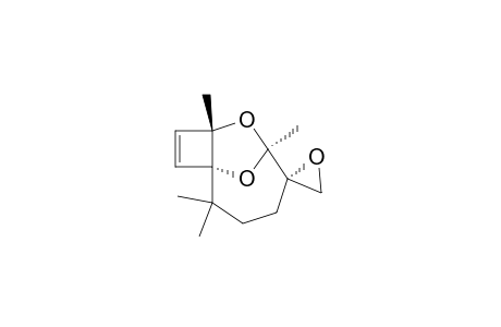 Spiro[5,11-dioxatricyclo[4.4.1.01,4]undec-2-ene-7,2'-oxirane], 4,6,10,10-tetramethyl-, (1.alpha.,4.beta.,6.alpha.,7.alpha.)-