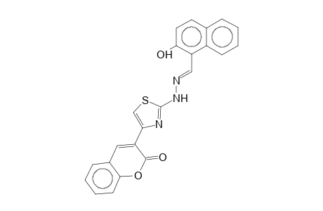 2-{2-[(2-hydroxy-1-naphthyl)methylene]hydrazino]-4-(2-chromon-3-