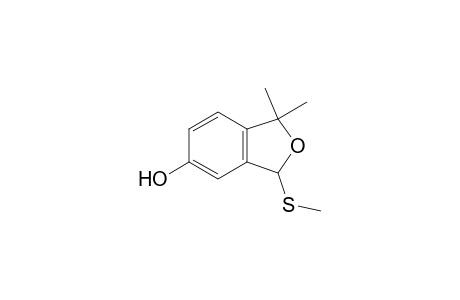 1,1-Dimethyl-3-(methylthio)-5-hydroxy-1,3-dihydroisobenzofuran