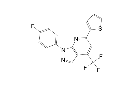 1H-pyrazolo[3,4-b]pyridine, 1-(4-fluorophenyl)-6-(2-thienyl)-4-(trifluoromethyl)-