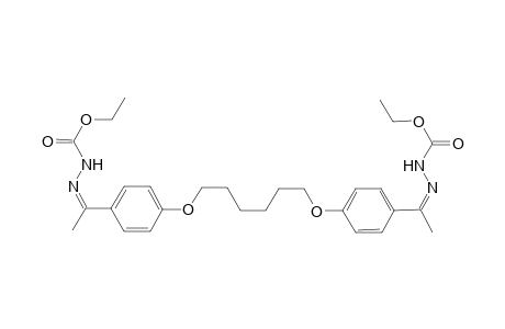 1,1'-[1",6"-Hexanediyl-bis(oxy-4,1-phenylene)]-bis(ethanone) bis(ethoxycarbonyl)hydrazonr