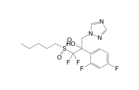 2-(2,4-Difluorophenyl)-1,1-difluoro-1-(pentylsulfonyl)-3-(1H-1,2,4-triazol-1-yl)-2-propanol