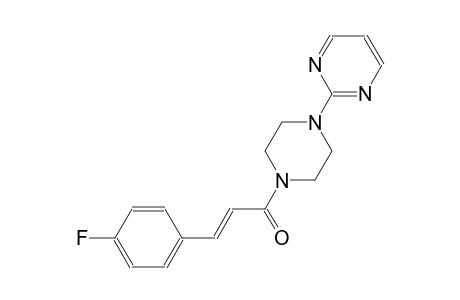 2-{4-[(2E)-3-(4-fluorophenyl)-2-propenoyl]-1-piperazinyl}pyrimidine