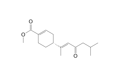 1-Cyclohexene-1-carboxylic acid, 4-(1,5-dimethyl-3-oxo-1-hexenyl)-, methyl ester, [R-(E)]-