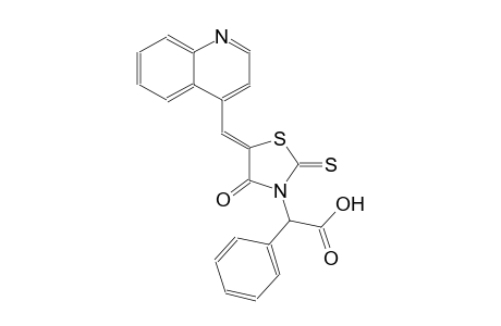 3-thiazolidineacetic acid, 4-oxo-alpha-phenyl-5-(4-quinolinylmethylene)-2-thioxo-, (5Z)-
