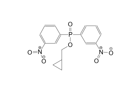 phosphinic acid, bis(3-nitrophenyl)-, cyclopropylmethyl ester