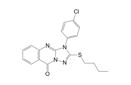 2-(butylthio)-3-(4-chlorophenyl)-[1,2,4]triazolo[5,1-b]quinazolin-9-one