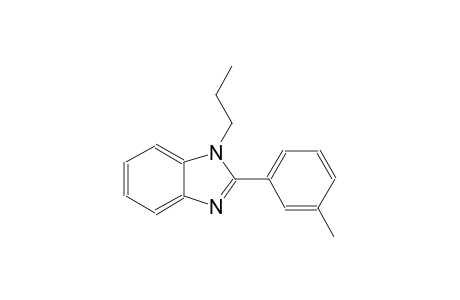 1H-benzimidazole, 2-(3-methylphenyl)-1-propyl-