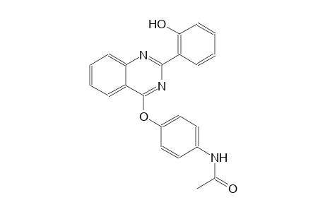 N-(4-{[2-(2-hydroxyphenyl)-4-quinazolinyl]oxy}phenyl)acetamide
