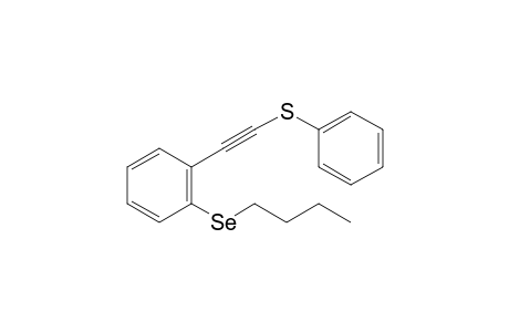 1-(2-Phenylsulfanylethynyl)-2-butylselanyl benzene