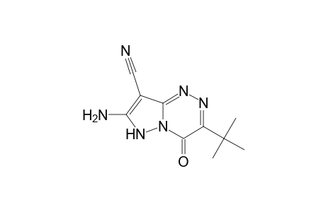 7-Amino-3-tert-butyl-4-oxo-4,6-dihydropyrazolo[5,1-c][1,2,4]triazine-8-carbonitrile