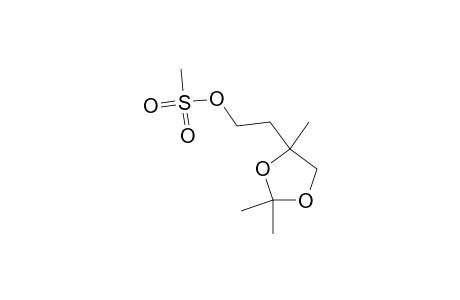 2-(2,2,4-Trimethyl-1,3-dioxolan-4-yl)ethyl methanesulfonate