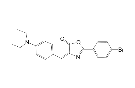 (4E)-2-(4-Bromophenyl)-4-[4-(diethylamino)benzylidene]-1,3-oxazol-5(4H)-one