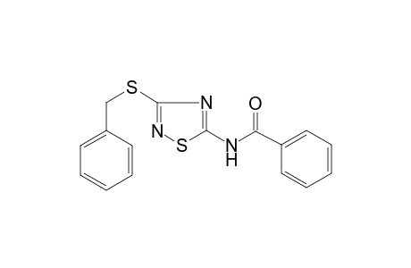 Benzamide, N-(3-benzylthio-1,2,4-thiadiazol-5-yl)-