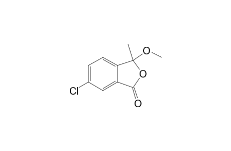 6-CHLORO-3-METHOXY-3-METHYL-ISOBENZOFURAN-1(3H)-ONE