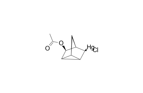 (5-Acetoxy-exo, exo-tricyclo-[2.2.1.0(2.6)]-hept-3-yl)-quecksilberchlorid