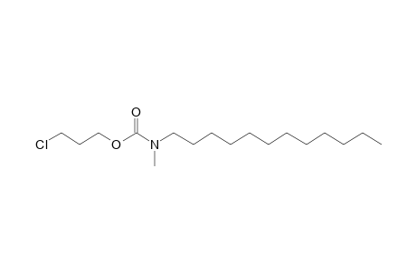 Carbamic acid, N-methyl-N-dodecyl-, 3-chloropropyl ester