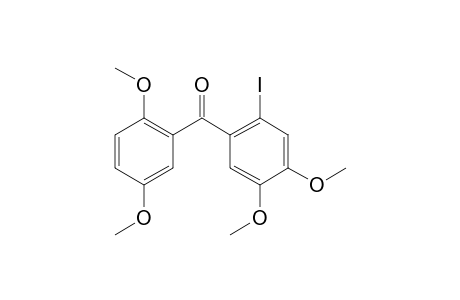 (2',5'-Dimethoxyphenyl)(2-iodo-4,5-dimethoxyphenyl)methanone