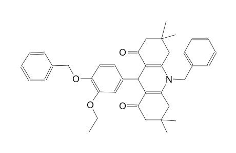 1,8(2H,5H)-acridinedione, 9-[3-ethoxy-4-(phenylmethoxy)phenyl]-3,4,6,7,9,10-hexahydro-3,3,6,6-tetramethyl-10-(phenylmethyl)-