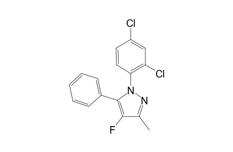 1-(2,4-Dichlorophenyl)-4-fluoro-3-methyl-5-phenyl-1H-pyrazole