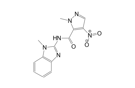 1-methyl-N-(1-methyl-1H-benzimidazol-2-yl)-4-nitro-1H-pyrazole-5-carboxamide