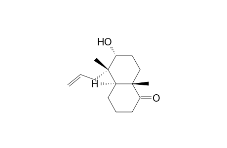 1(2H)-Naphthalenone, octahydro-6-hydroxy-5,8a-dimethyl-5-(2-propenyl)-, (4a.alpha.,5.alpha.,6.alpha.,8a.beta.)-(.+-.)-