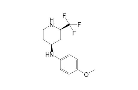 (2R,4S)-N-(4-methoxyphenyl)-2-(trifluoromethyl)-4-piperidinamine