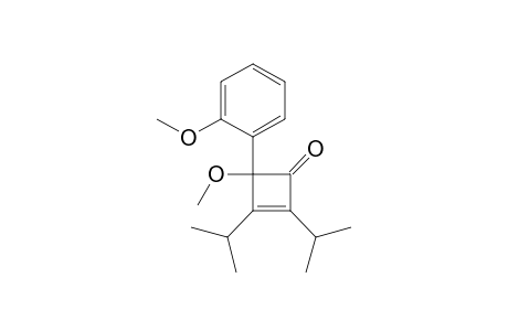 2,3-Di(isopropyl)-4-methoxy-4-(2-methoxyphenyl)-2-cyclobutenone