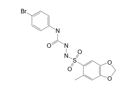 6-METHYL-3,4-METHYLENEDIOXY-PHENYLSULFONYL-N-4-BROMO-PHENYL-SEMICARBAZIDE