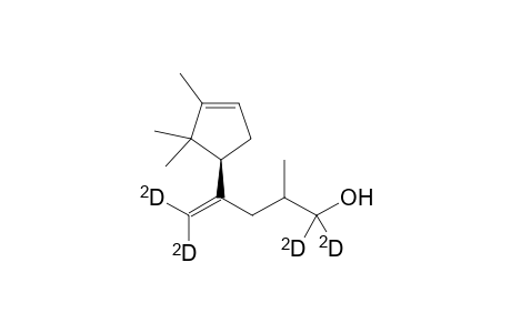 2-Methyl-4-[2',2',3'-trimethylcyclopent-3'-en-1'-yl]-(1,1,5,5-tetradeuterio)pent-4-en-1-ol