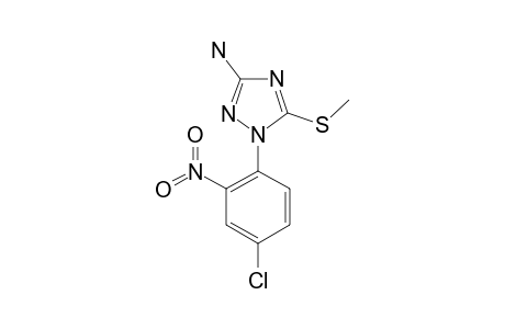 5-AMINO-3-METHYLTHIO-2-(2-NITRO-4-CHLOROPHENYL)-2H-1,2,4-TRIAZOLE