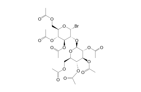 [(2R,3R,4S,5R,6S)-3,4,5-triacetoxy-6-[(2R,3R,4S,5R,6R)-4,5-diacetoxy-6-(acetoxymethyl)-2-bromo-tetrahydropyran-3-yl]oxy-tetrahydropyran-2-yl]methyl acetate