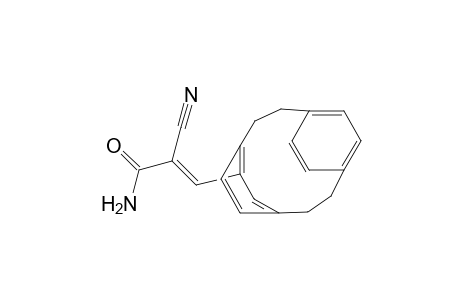 2-Propenamide, 2-cyano-3-tricyclo[8.2.2.24,7]hexadeca-4,6,10,12,13,15-hexaen-5-yl-