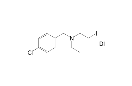 p-chloro-N-ethyl-N-(2-iodoethyl) benzyiamine, hydroiodide