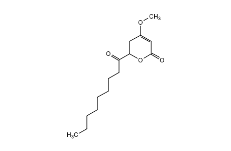 5,6-dihydro-4-methoxy-6-nonanoyl-2H-pyan-2-one