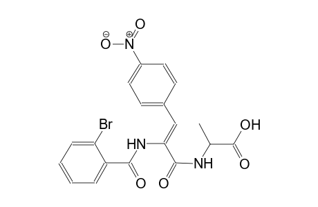 alanine, N-[(2Z)-2-[(2-bromobenzoyl)amino]-3-(4-nitrophenyl)-1-oxo-2-propenyl]-