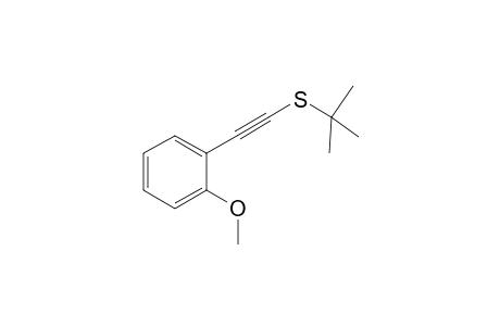 tert-Butyl((2-methoxyphenyl)ethynyl)sulfane